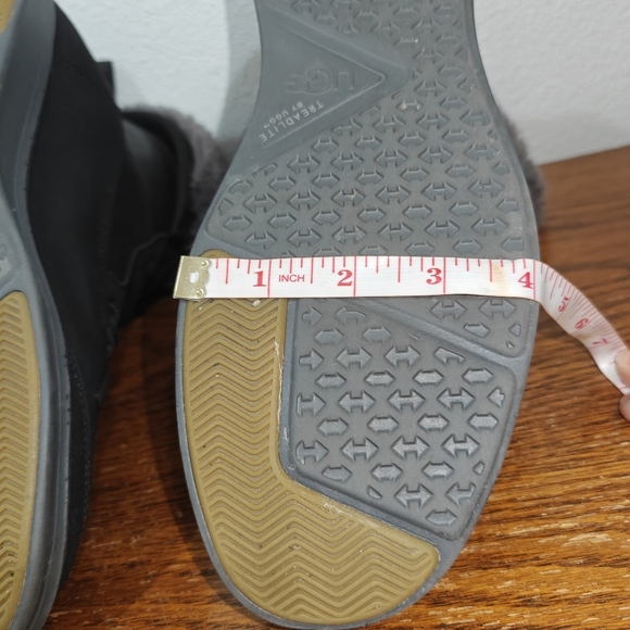 Ugg Roskoe Black Boots Mens 9.5 Snow Boots - Picture 10 of 12